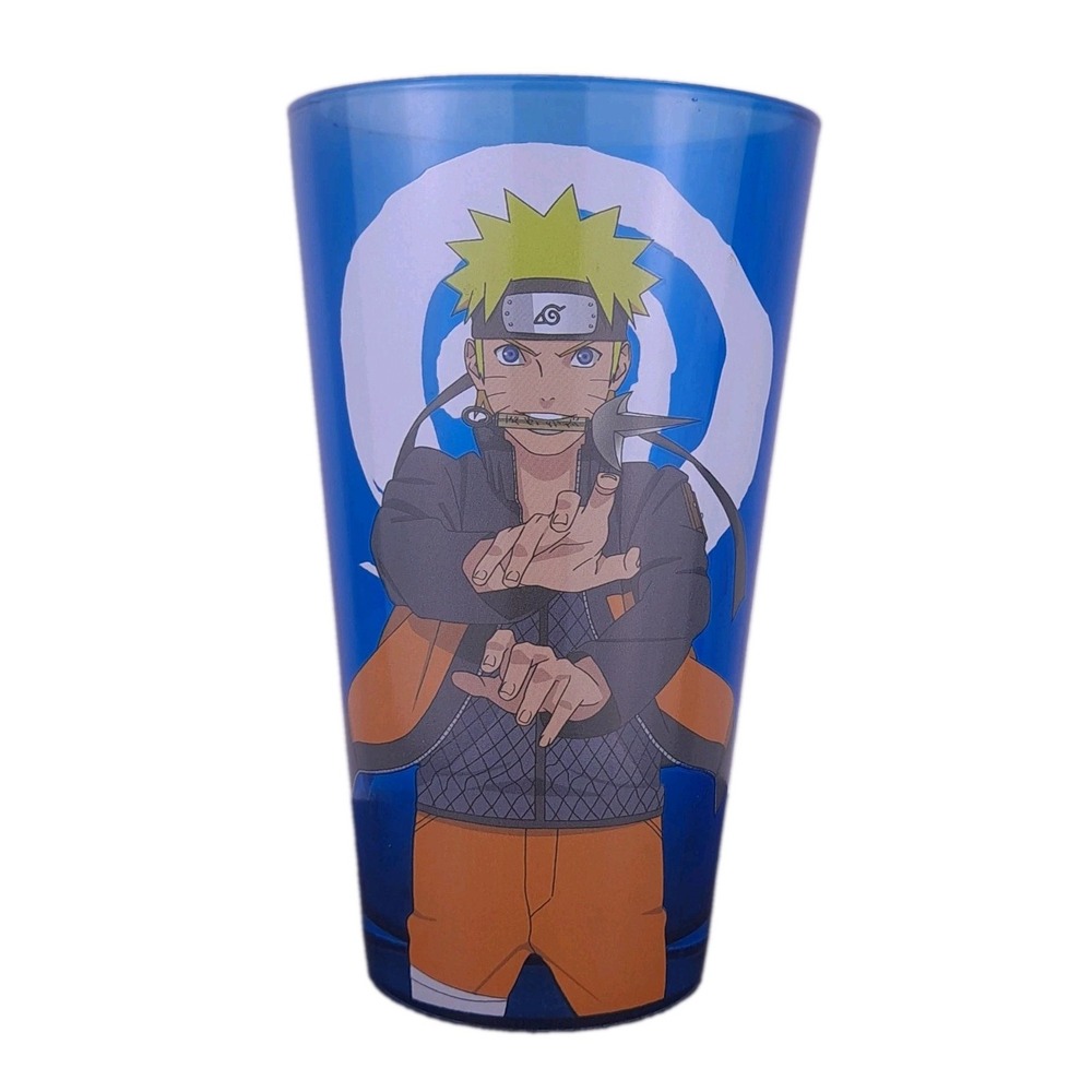 Naruto Shippuden Blue Pint Glass Cup Anime Just Funky Loot Crate Exclusive
